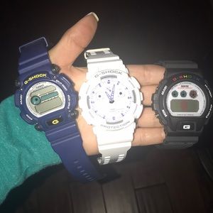 G shock watches rubber bands